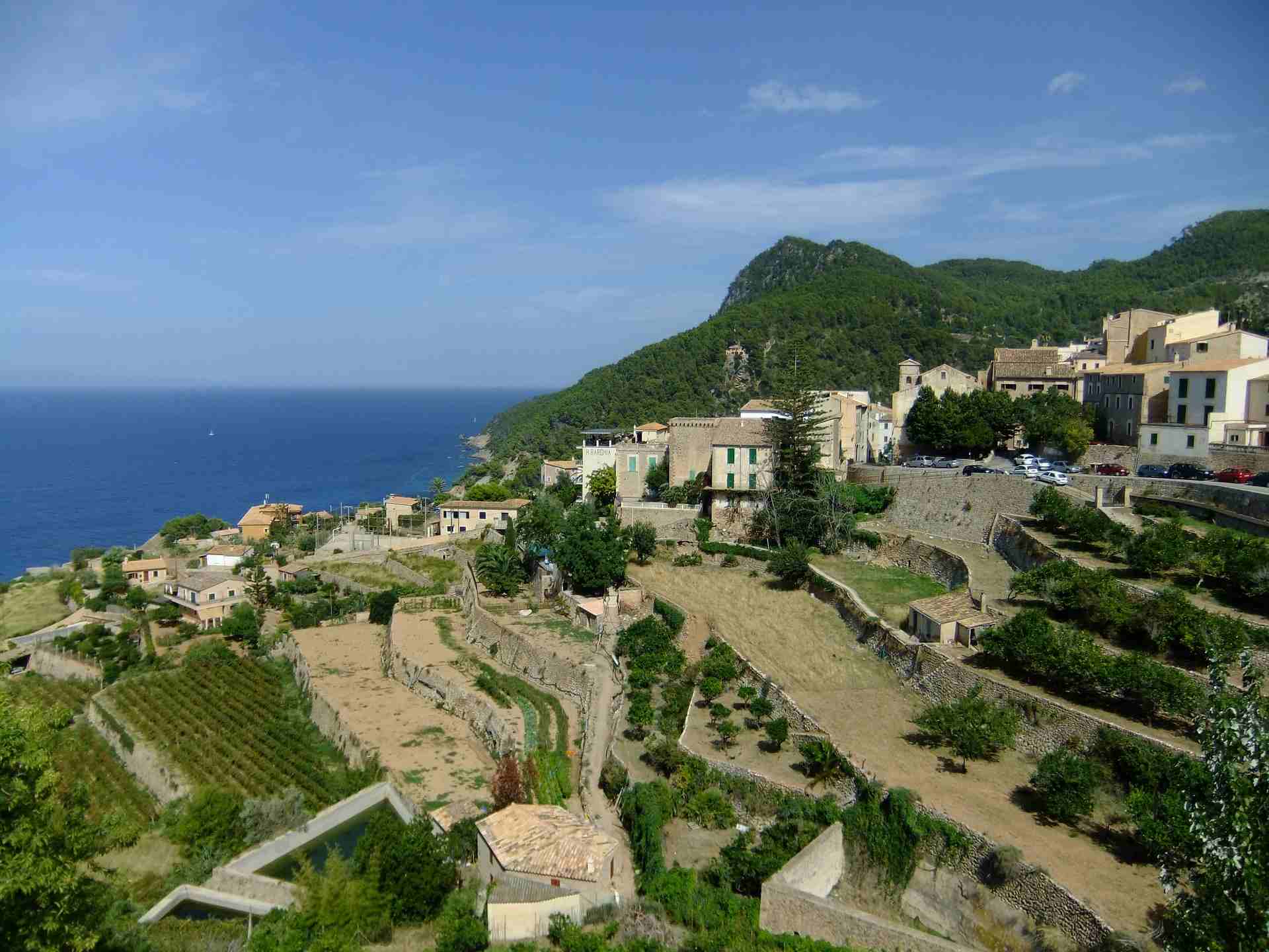 Banyalbufar an der Westküste Mallorcas
