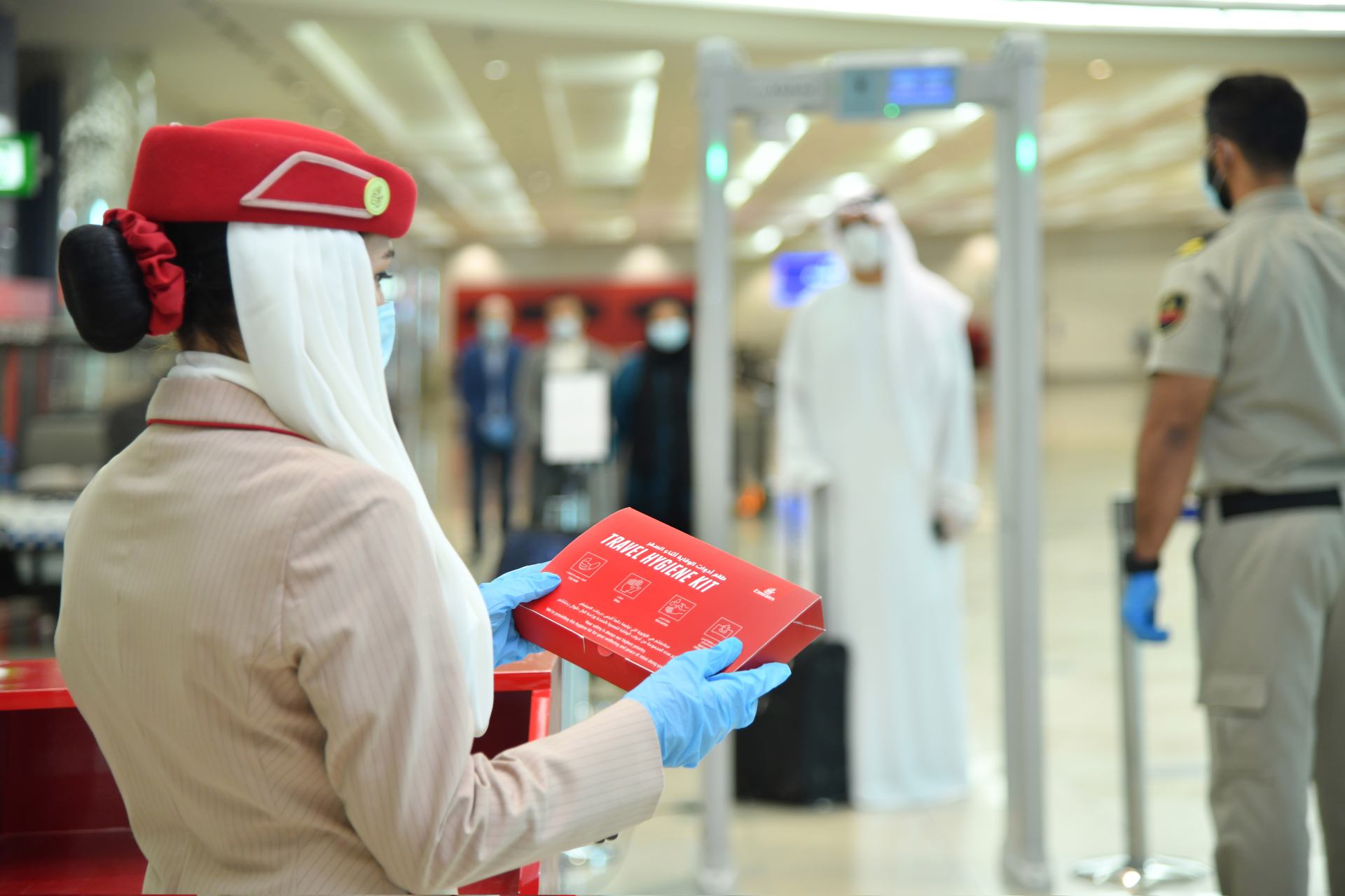 Kostenloses Emirates Hygiene Kit