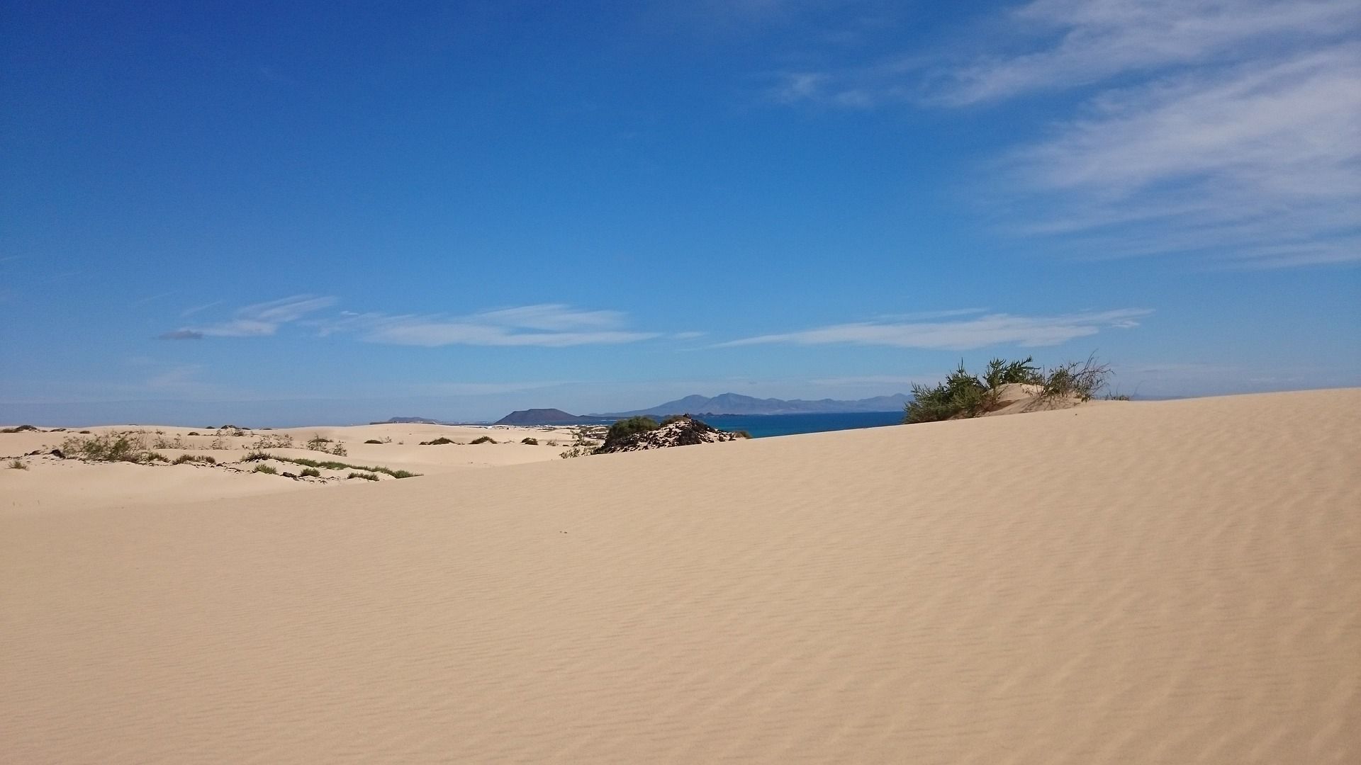 Playa Corralejo Sand und Dünen