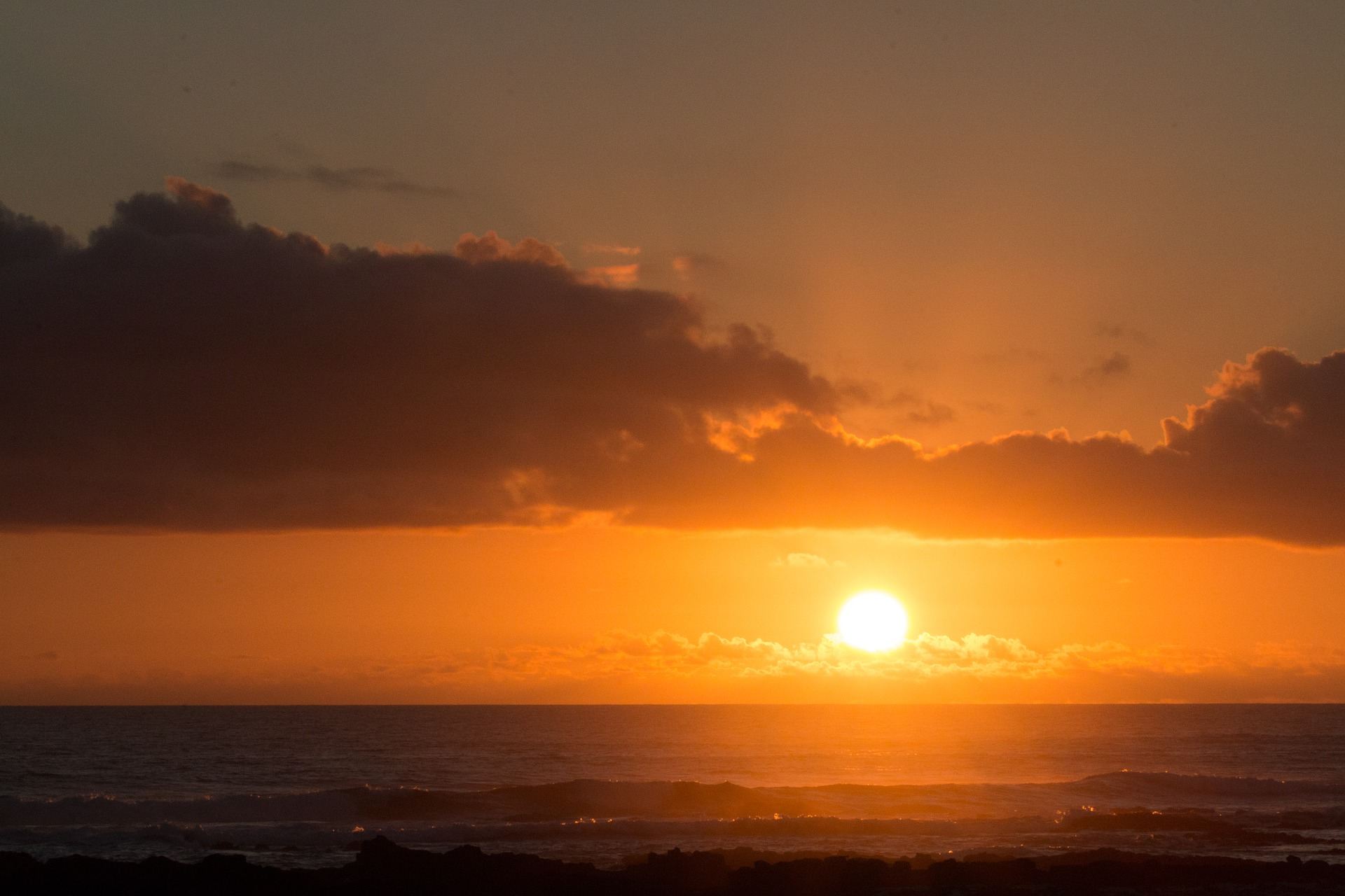 Sonnenuntergang vor El Cotillo