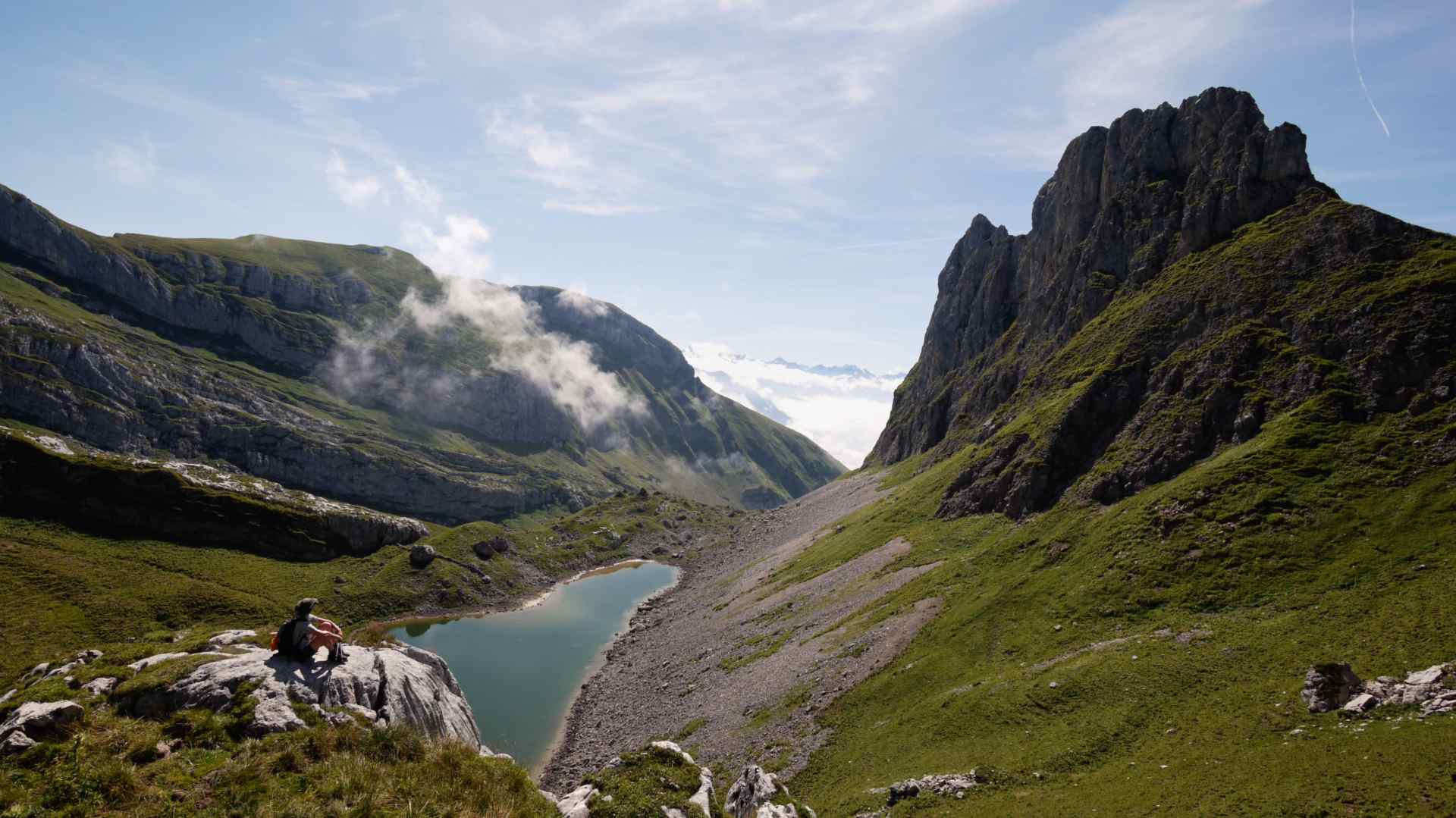 Rofanrunde - Rast am Grubasee