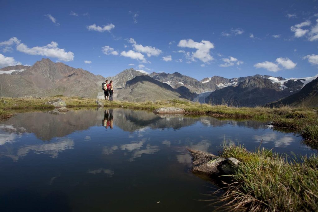 Wanderroute angepasst an das Wetter im Kaunertal