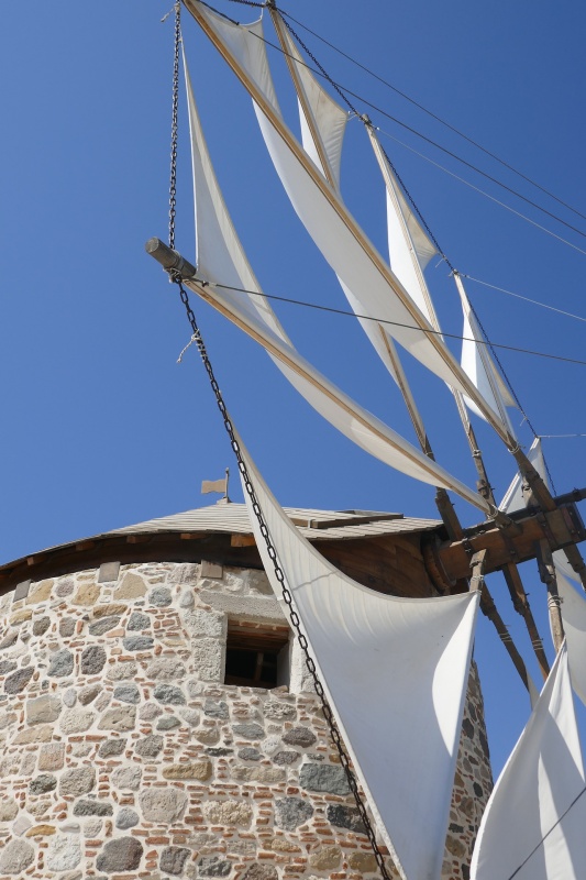 Windmühle in Antimachia auf Kos
