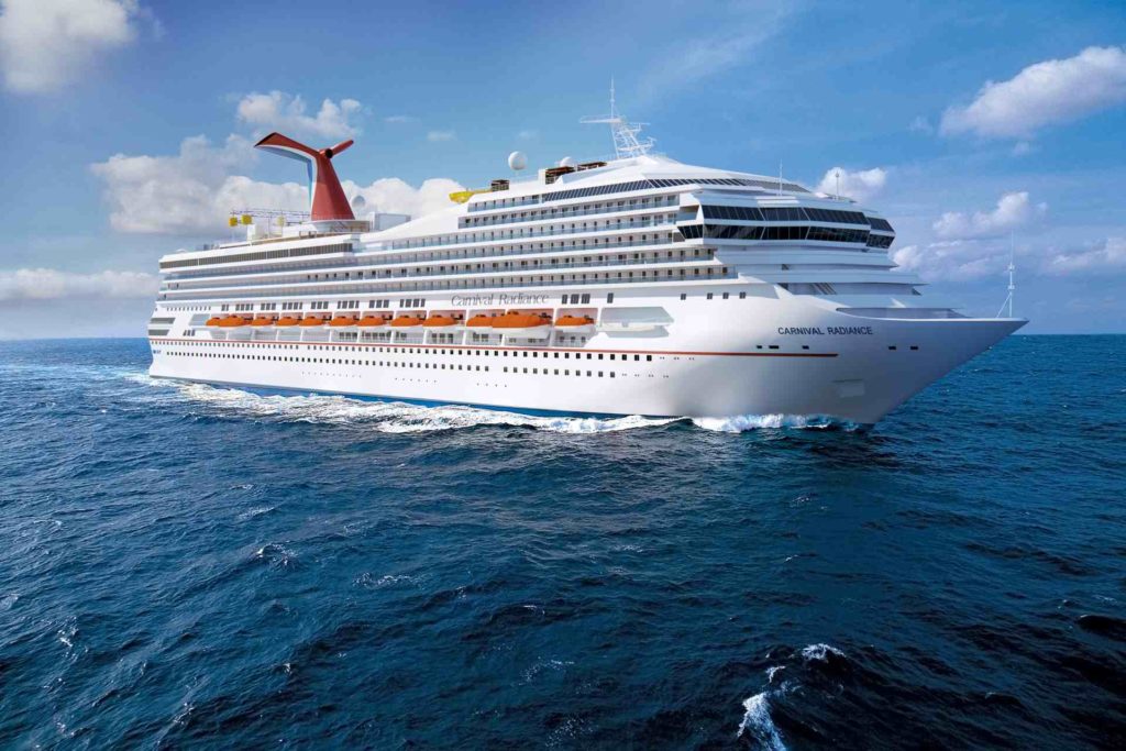 Carnival Radiance auf See