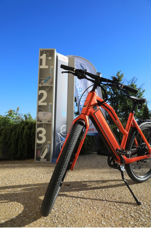 Ladestation für E-Bikes im Vaucluse