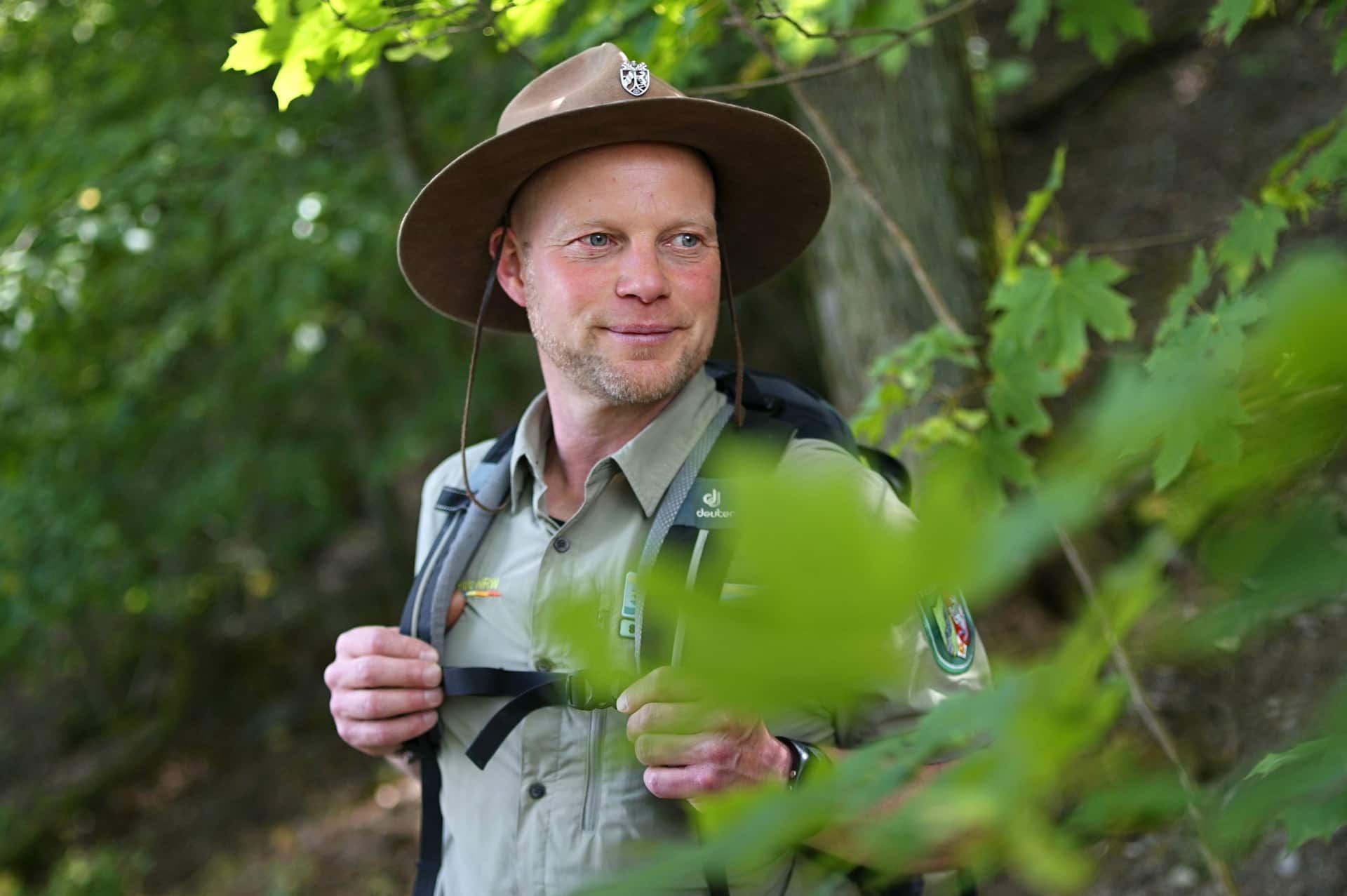 Ranger Sascha Wilden vom Nationalpark Eifel