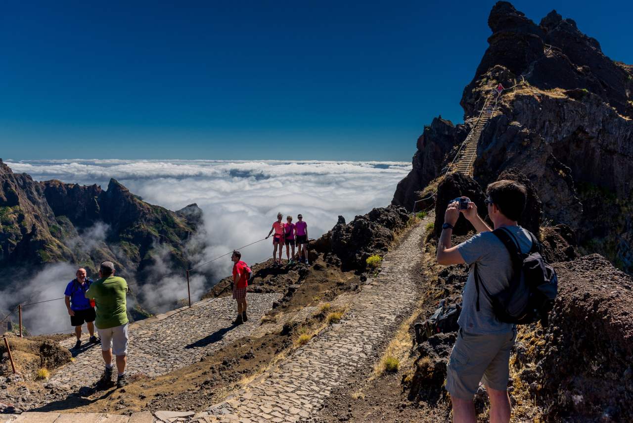 Aussichtspunkt auf dem Wanderweg Vereda do Pico de Areeiro