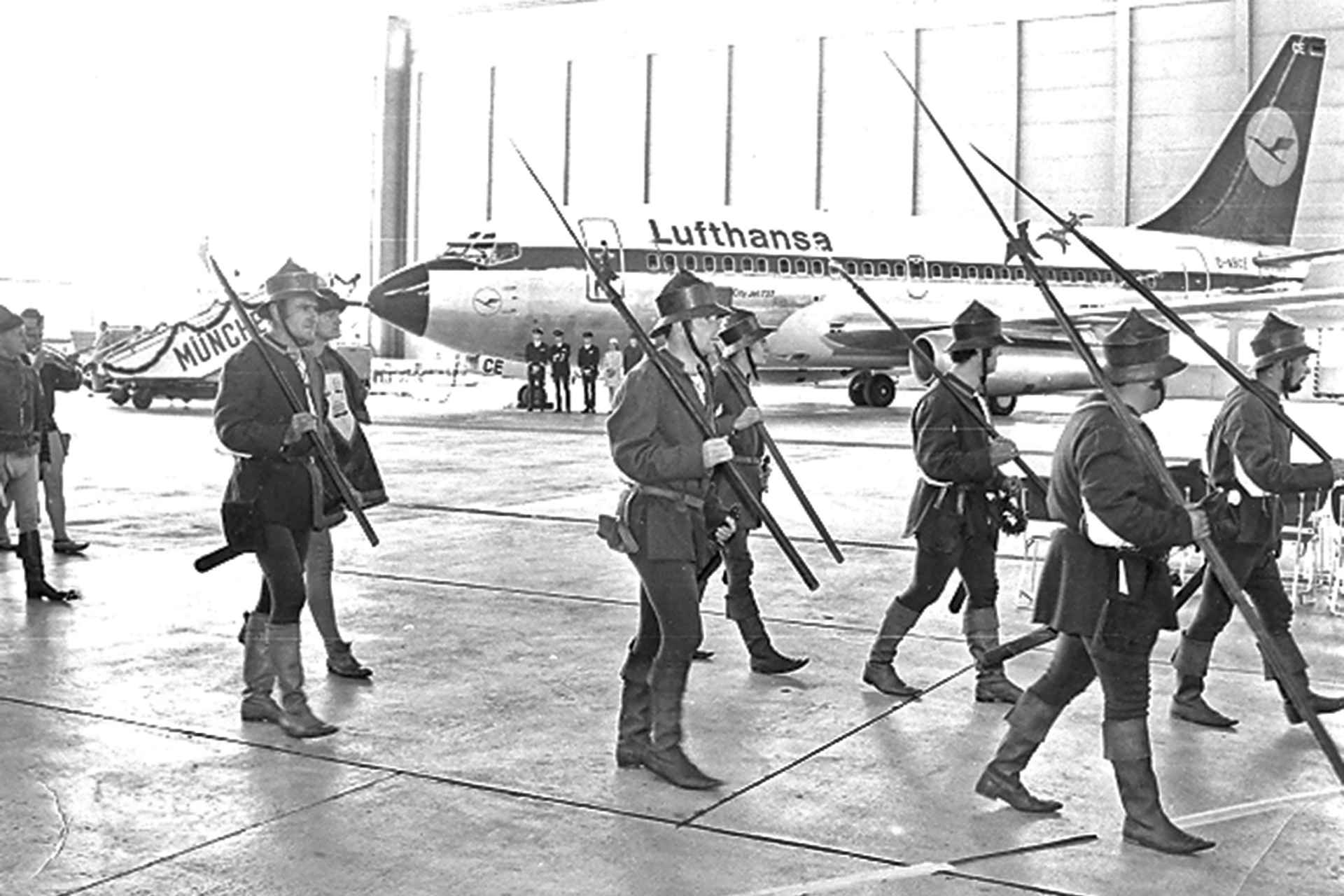 Flugzeugtaufe Landshut 1970