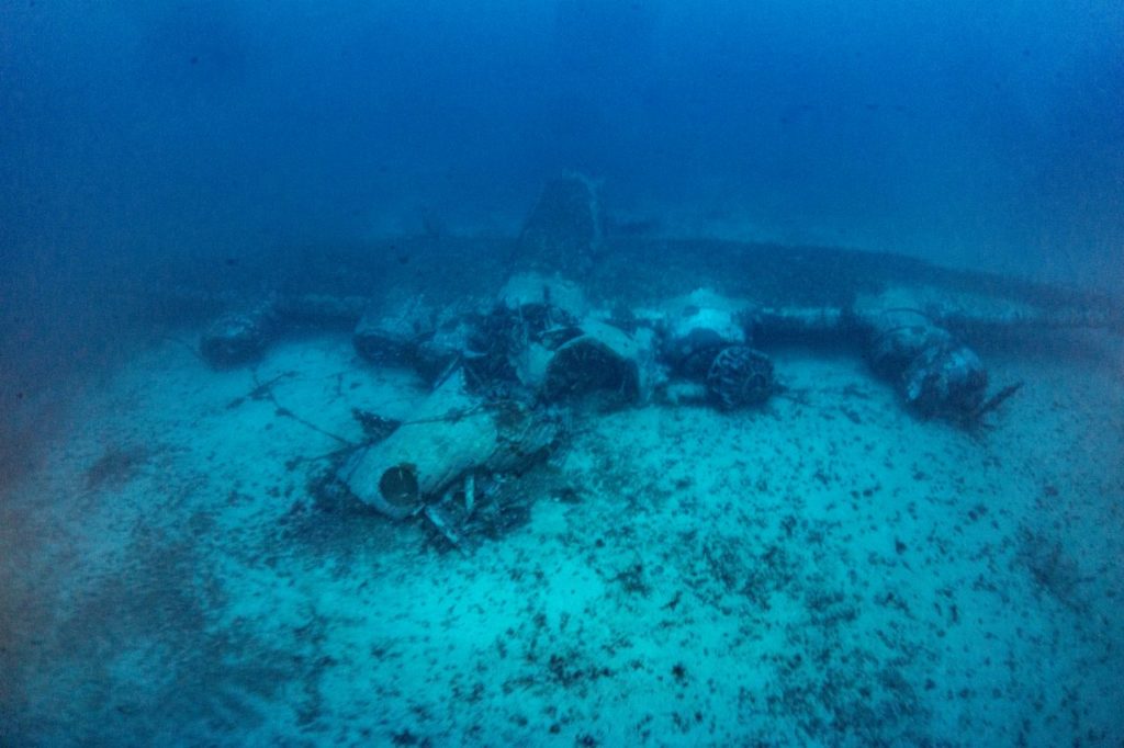 Flugzeugwrack vor Malta aus dem zweiten Weltkrieg