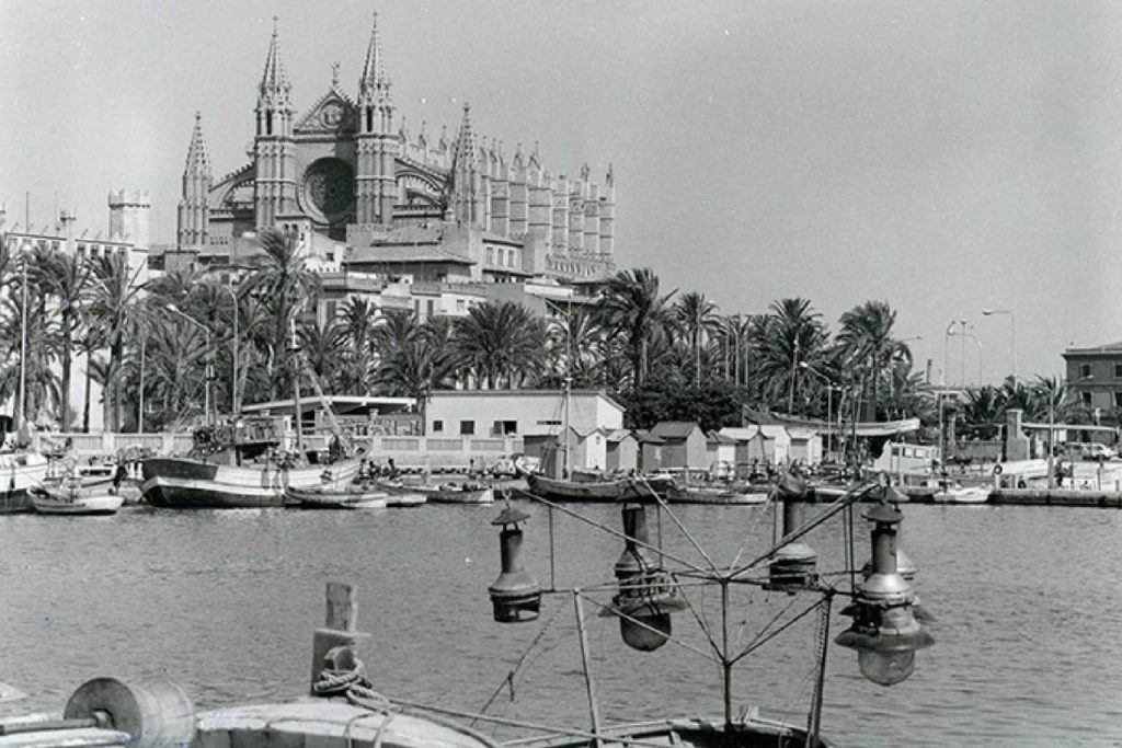 Kathedrale von Palma in den 60er Jahren