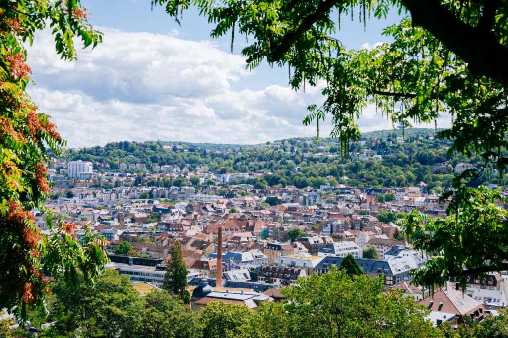 Panoramablick Karlshöhe Stuttgart