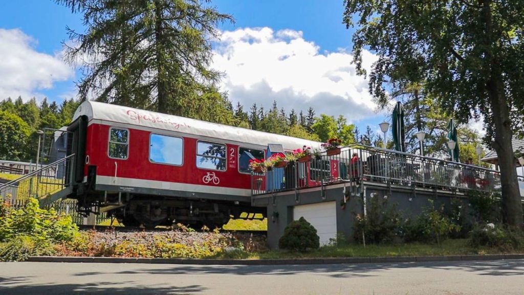 Speisewagen der Oberweißbacher Bergbahn