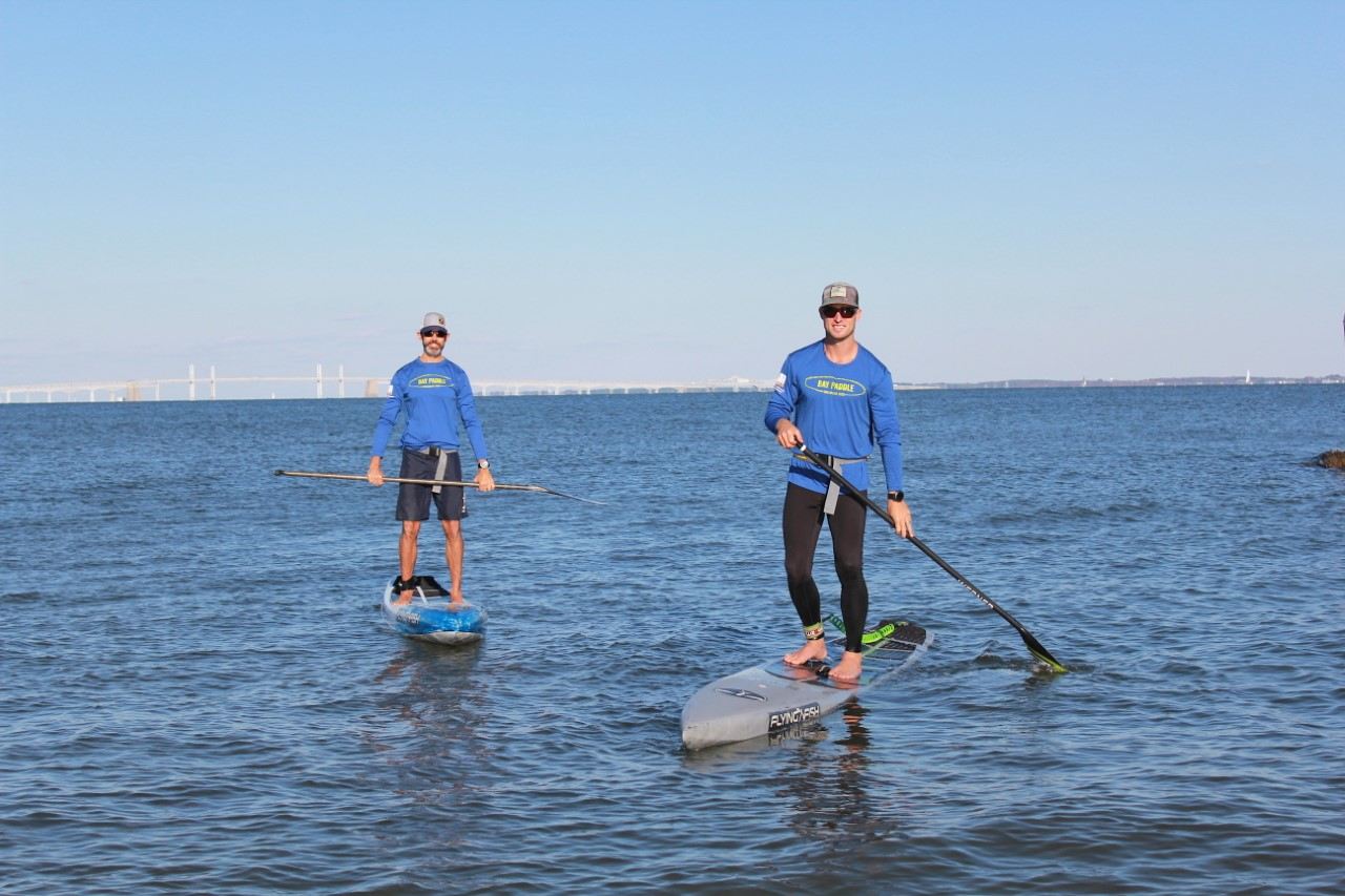 Stand up Paddling für die Austern Chesapeake Bay