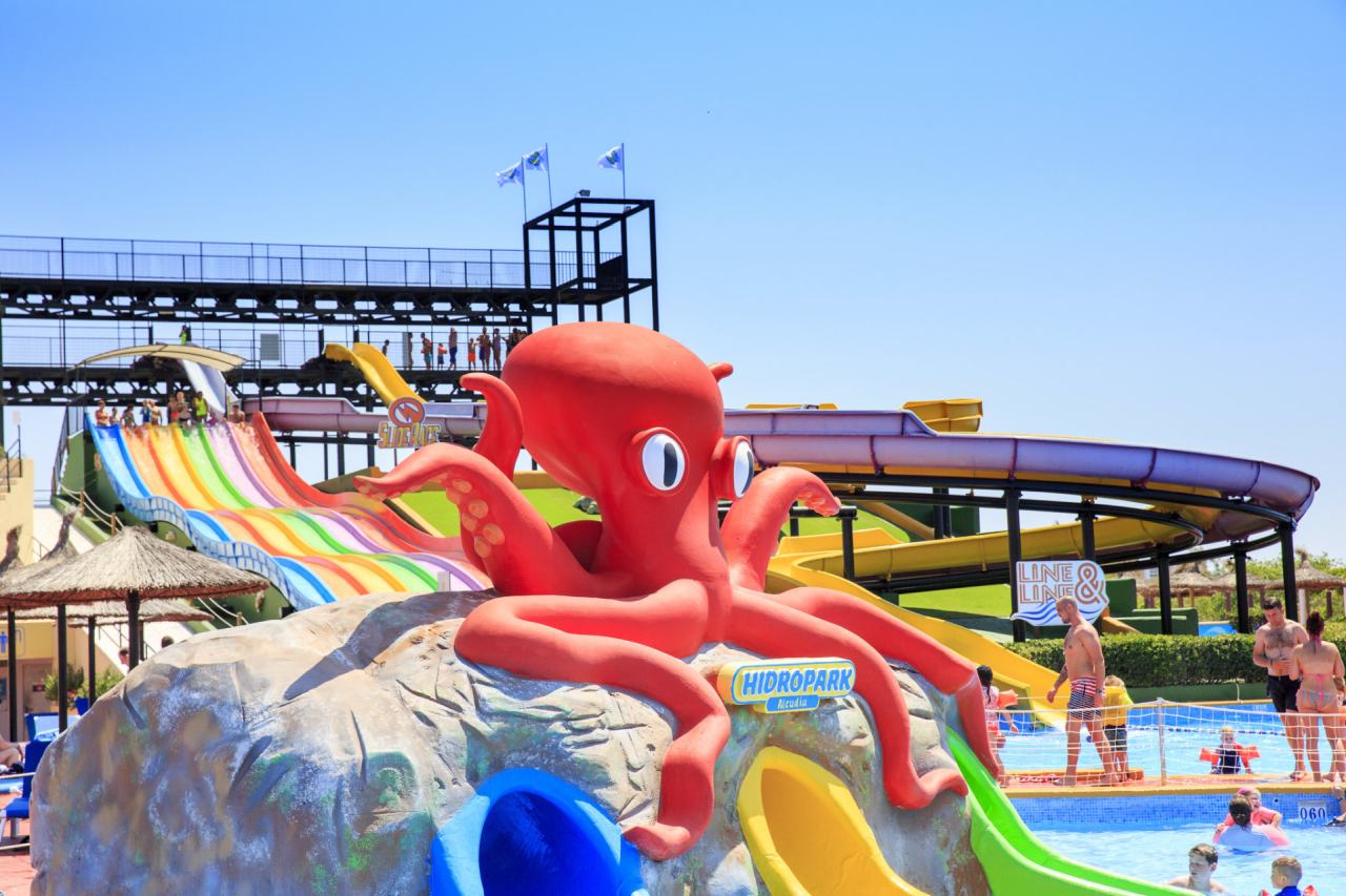 Wasserrutschen im Hidropark Alcudia