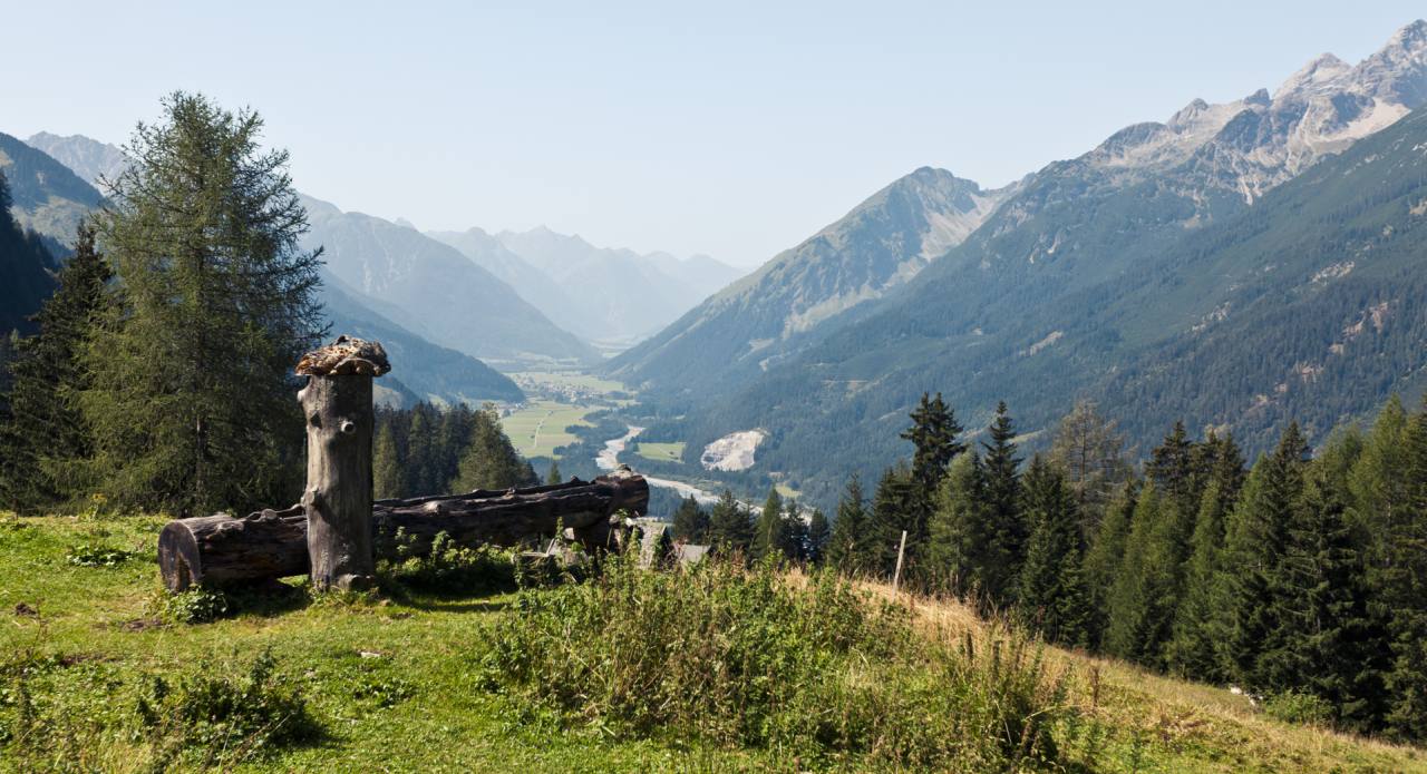 Blick ins Tiroler Lechtal