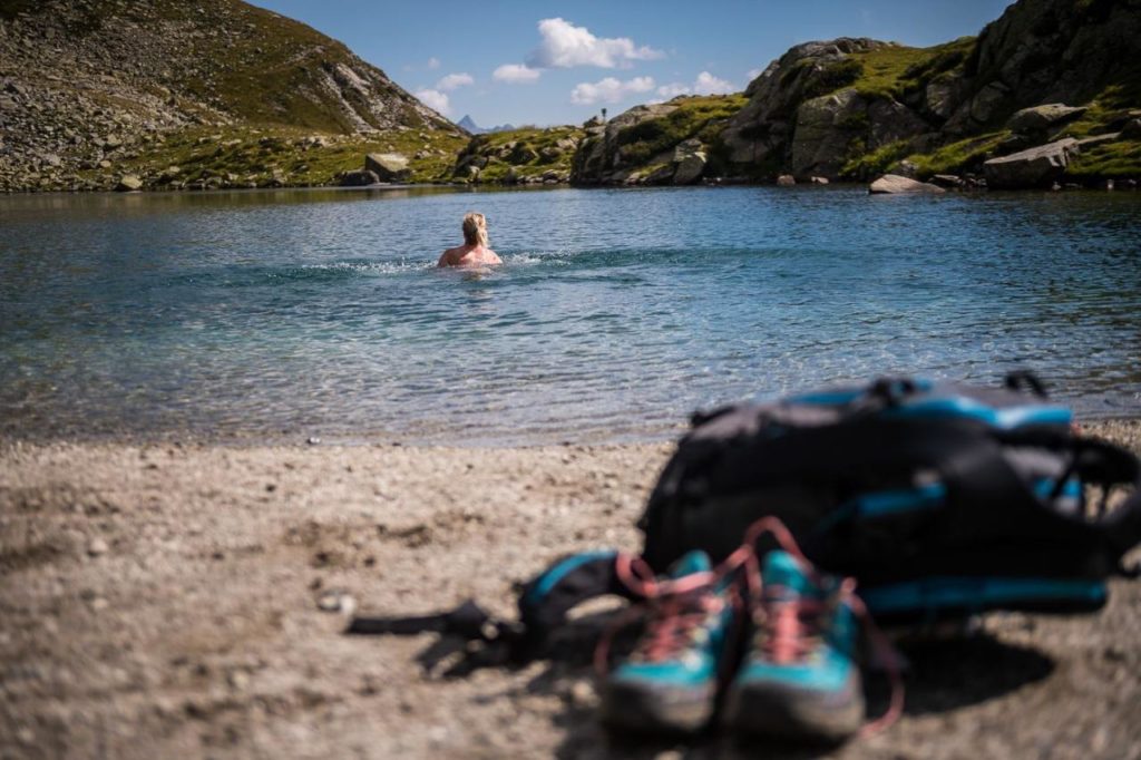 Kratzberger See bei Schenna in Südtirol