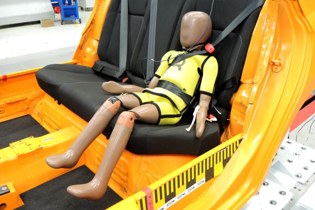 Smart Kid Belt nach dem Crashtest