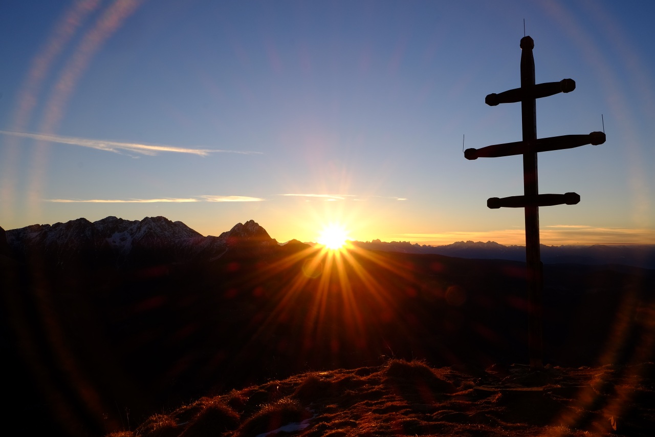 Sonnenaufgang am Spieler bei Schenna