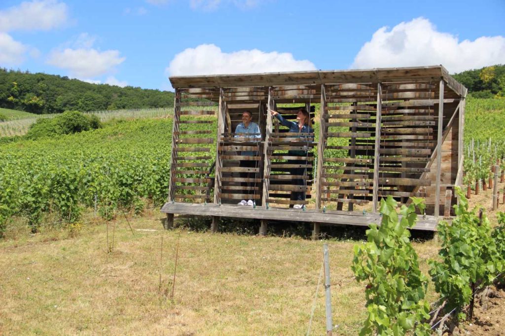 Winzerhütte auf dem „Circuit des Loges des Vignes“