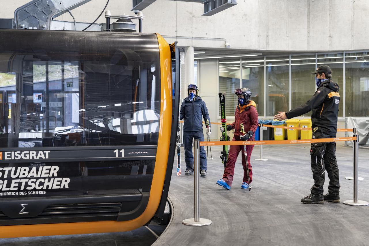 Seilbahnnutzung in Corona-Zeiten