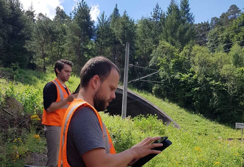 Expertenteam zur Baumpflege an Bahngleisen