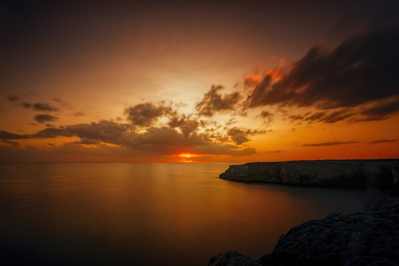 Sonnenuntergang Meer Menorca