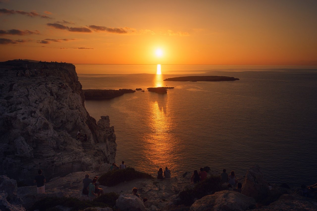 Sonnenuntergang vor Menorca