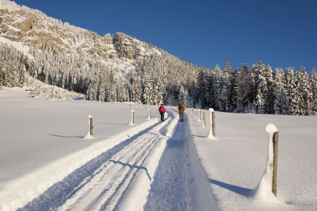 Wanderspuren im Schnee Kitzbüheler Alpen