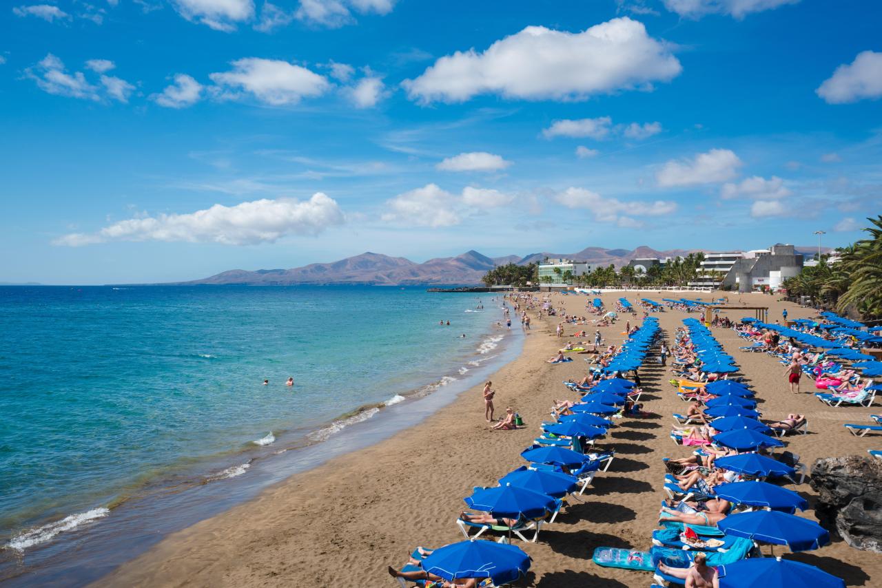 Playa Grande Lanzarote mit Rollstuhl