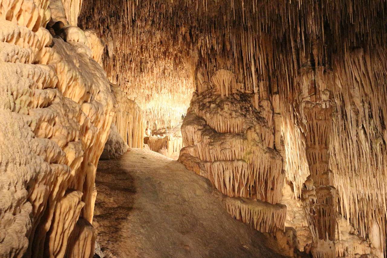 Stalagtiten Höhle Mallorca