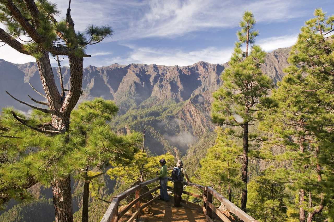 Aussichtspunkt Mirador La Cumbrecita auf La Palma