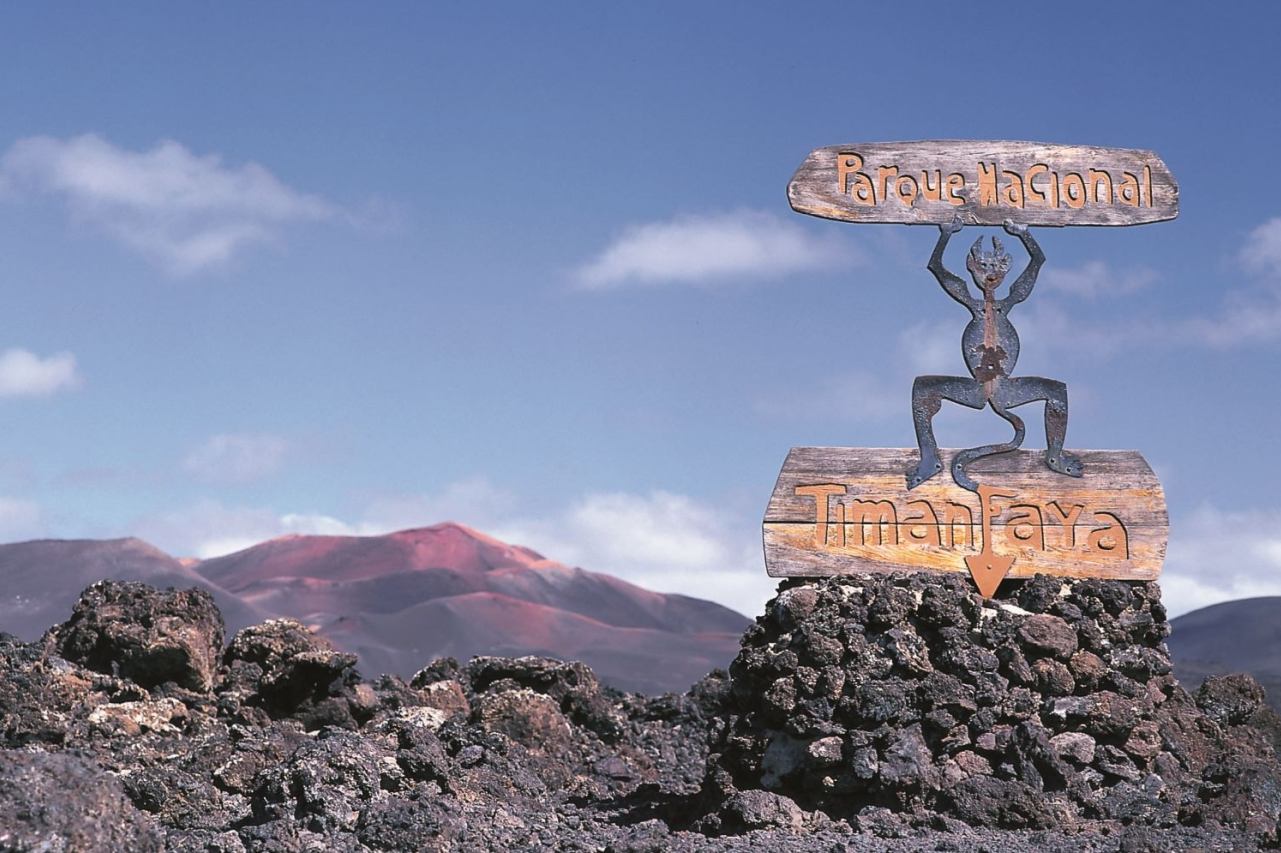 Eingangsschild Timanfaya Nationalpark