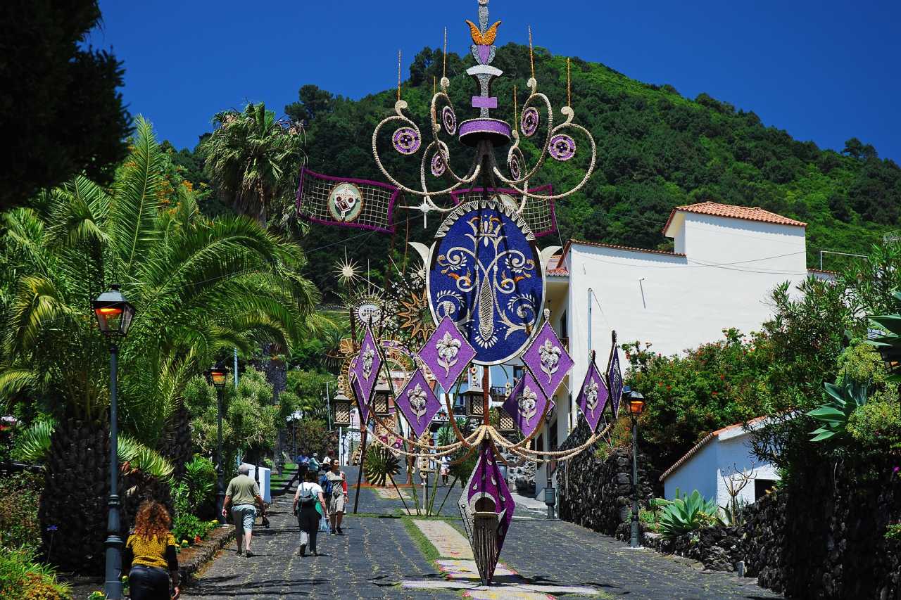 Fußgängerpromenade in Mazo La Palma