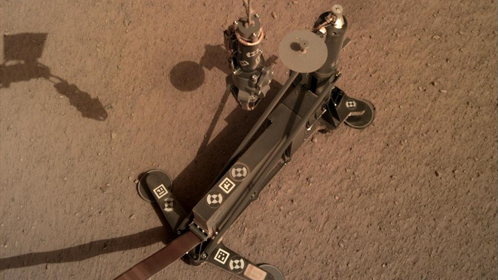 Mars-Roboter HP3 auf dem Marsboden