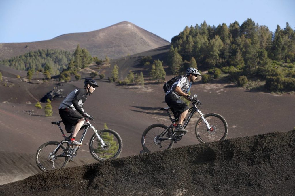 Mountainbiker auf La Palma