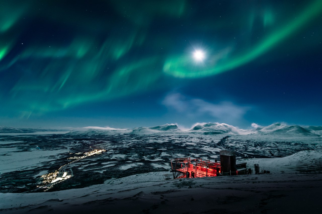 Polarlicht in Abisko Nordschweden