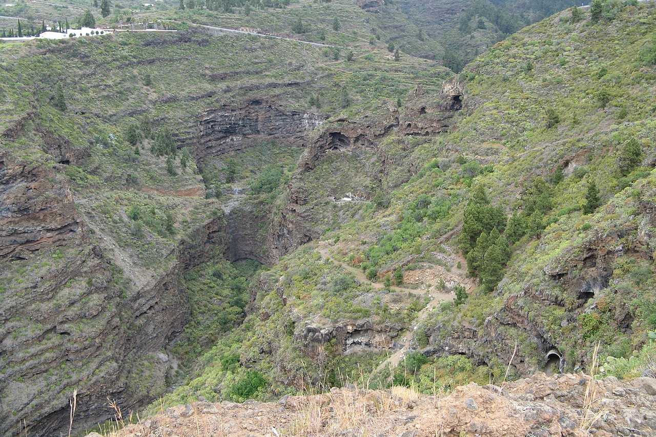 Schlucht Barranco del Jurado La Palma