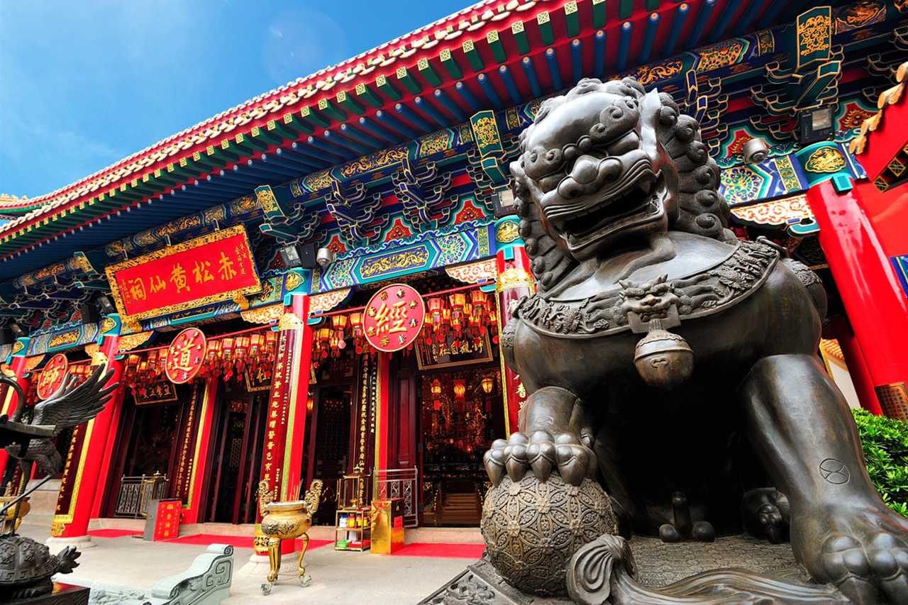 Wong Tai Sin Tempel in Hongkong