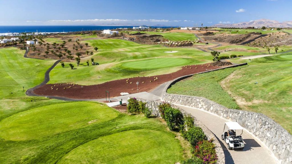 Blick auf Golfplatz Lanzarote Golf Resort
