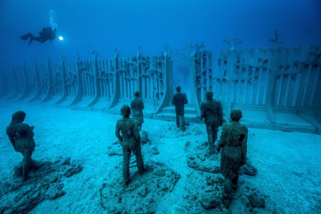 Unterwassermuseum vor Lanzarote