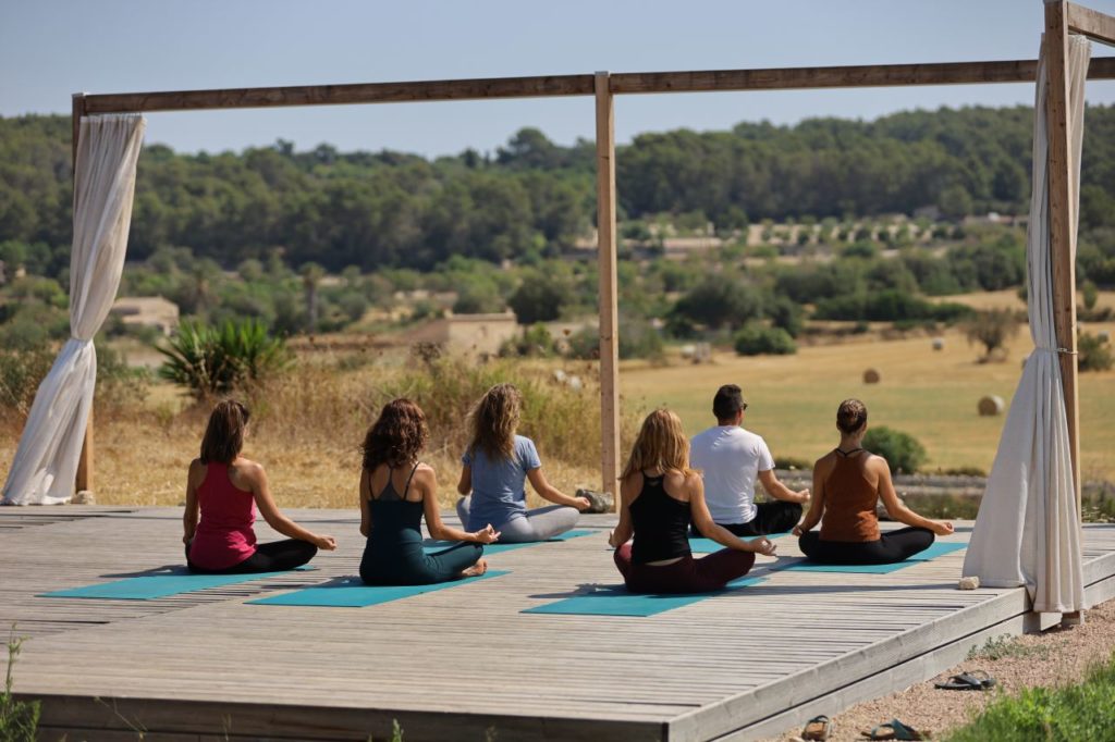 Yoga-Gruppe Son Manera Retreat Finca