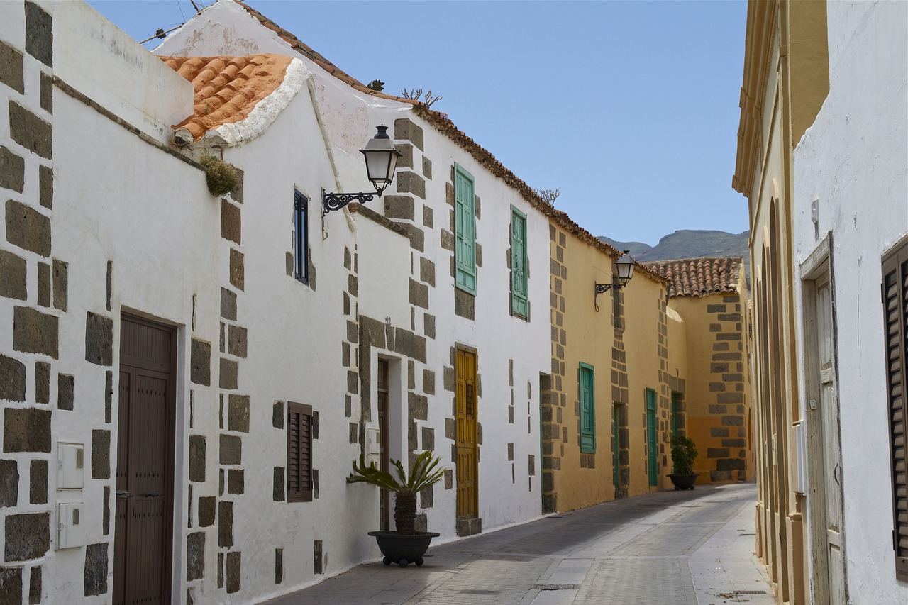 Gasse in Agüimes Gran Canaria