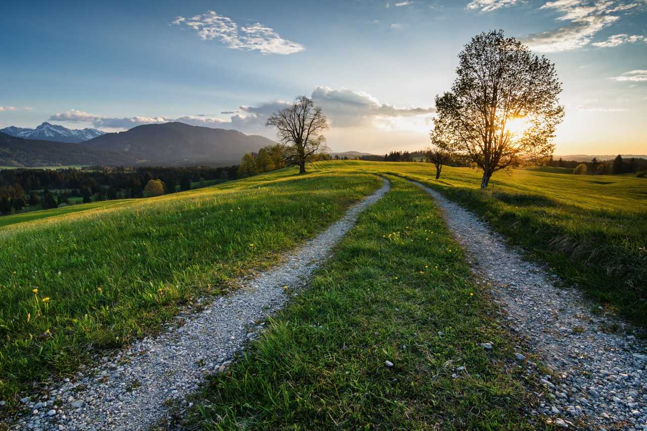 Meditativ wandern am Wetzsteinrücken bei Saulgrub