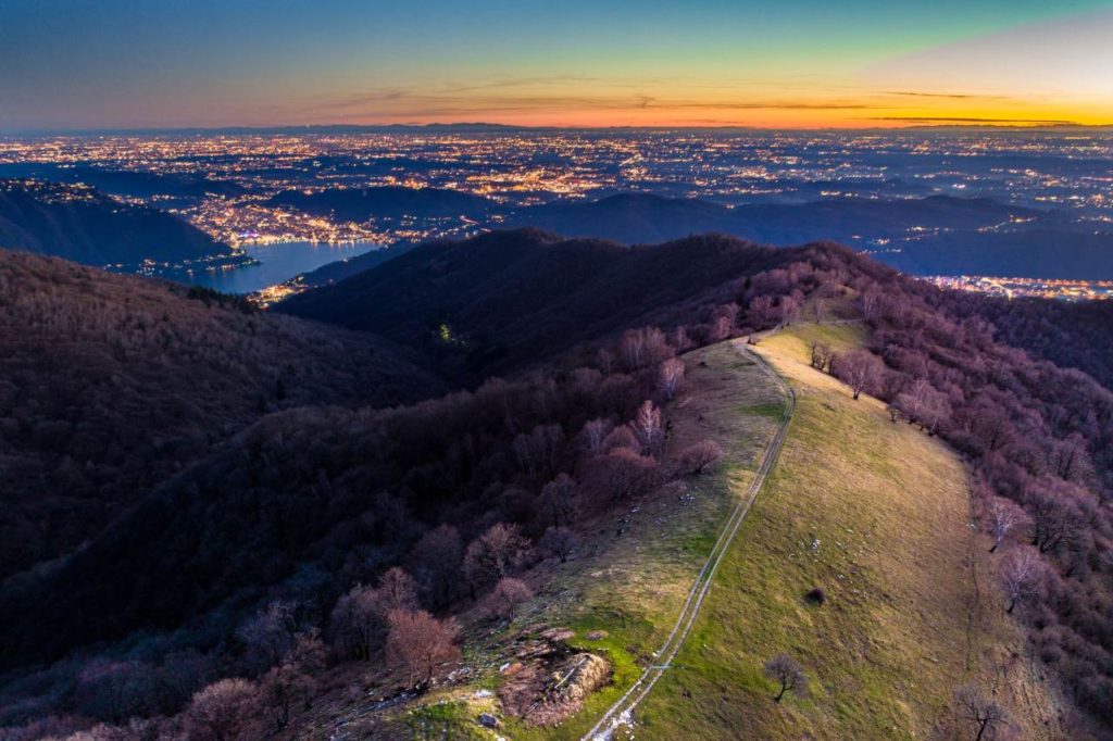 Wanderweg Sentiero del Bisbino Aussicht