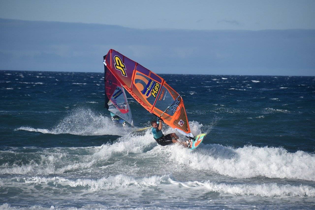 Windsurfer vor Gran Canaria