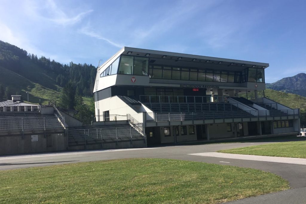 Biathlonstadion Hochfilzen im Sommer