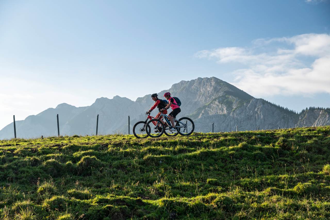 Mountainbiker Bergwelt Pfronten