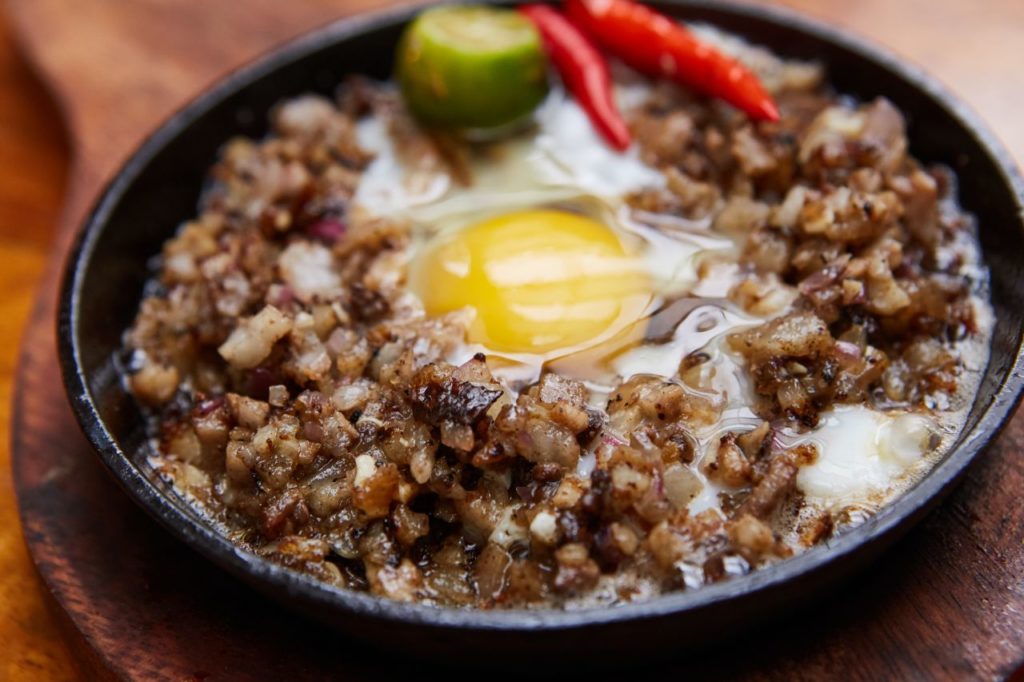 Sisig Grundmahlzeit Philippinen