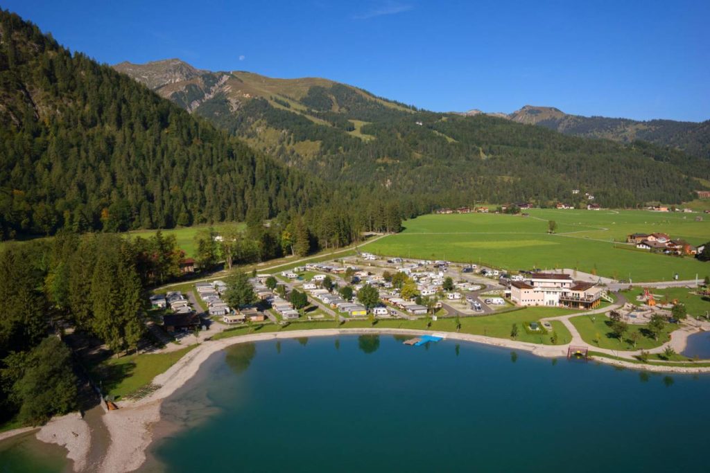 Alpen Caravan Park liegt direkt am Achensee