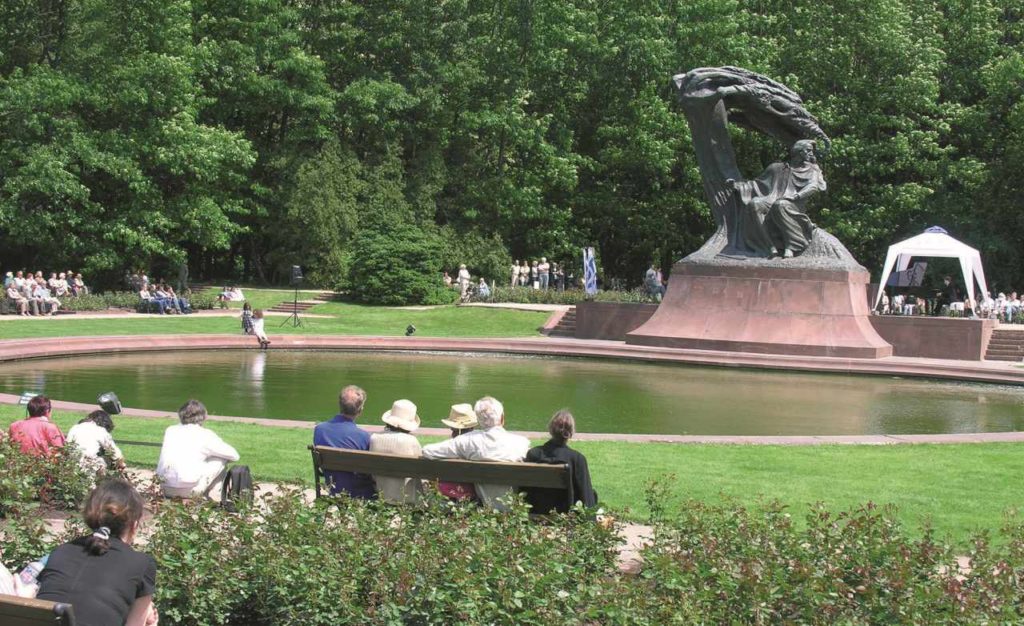 Musik von Chopin in Warschau